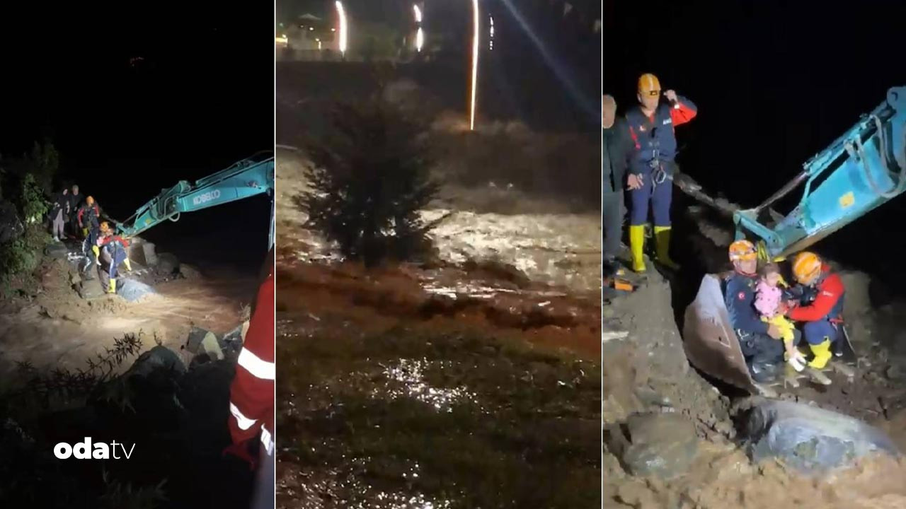 kopru coktu vatandaslar mahsur kaldi rize gece uyumadi mTmEsnhW