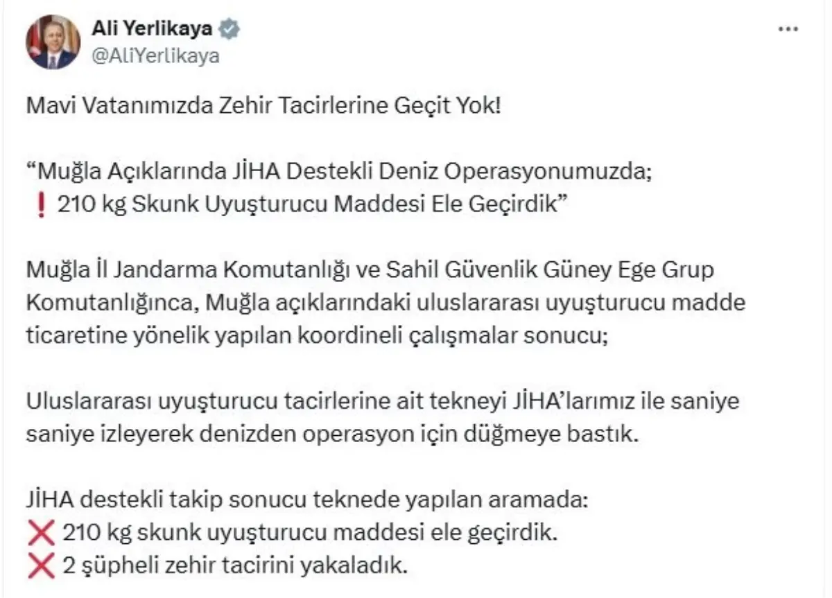 muglada 210 kilo uyusturucu ele gecirildi 5vkZRWlZ